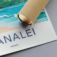Hanalei Poster - Hawaii Wall Art