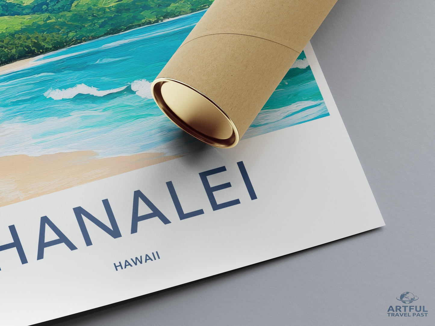 Hanalei Poster - Hawaii Wall Art