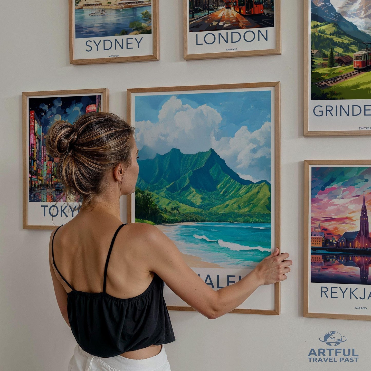 Hanalei Poster - Hawaii Wall Art