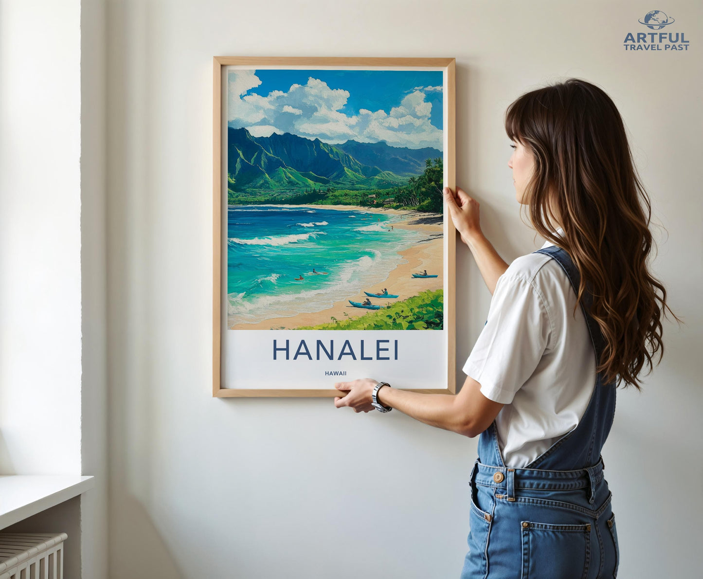Hanalei Poster - Hawaii Wall Art