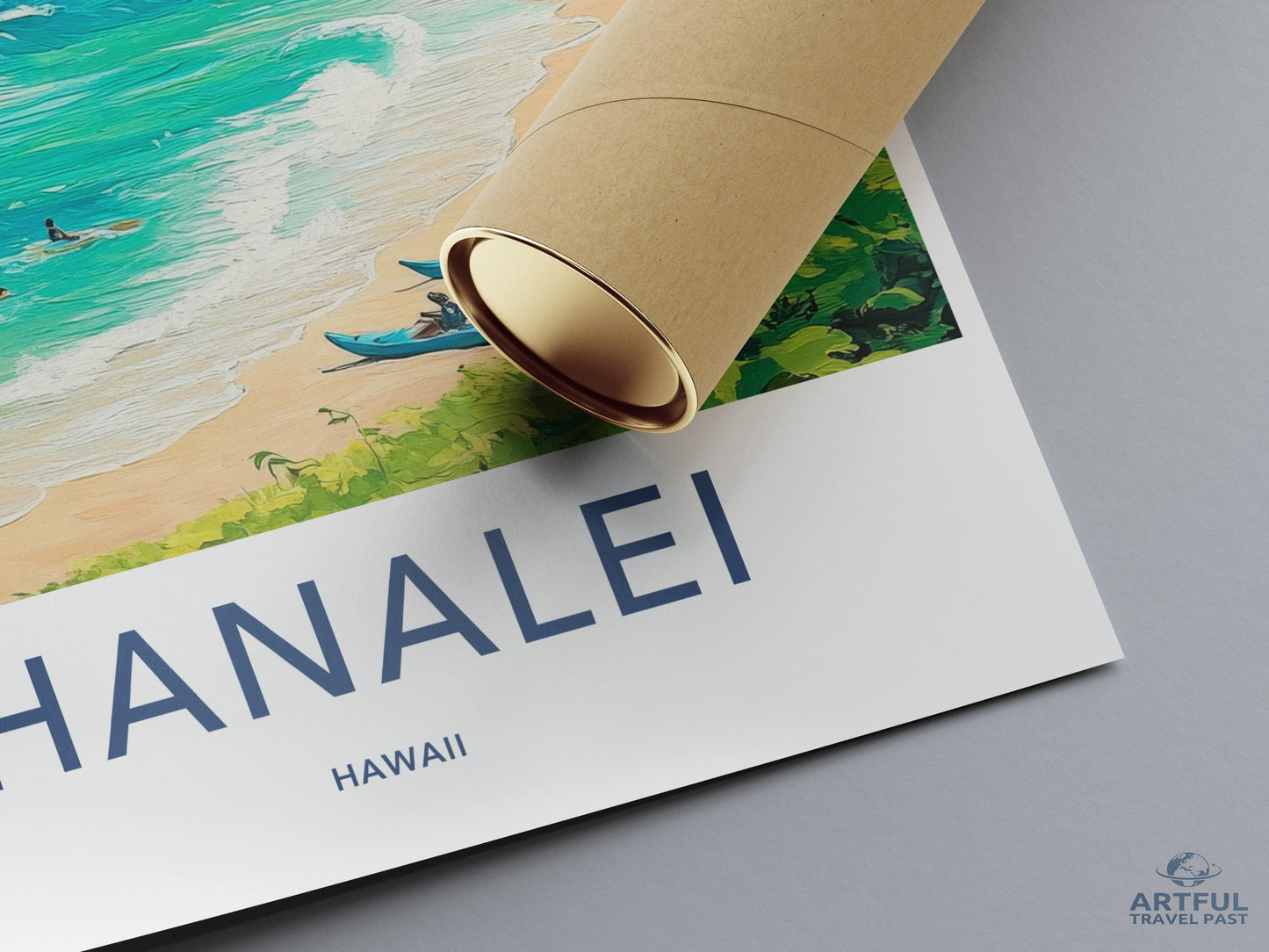 Hanalei Poster - Hawaii Wall Art