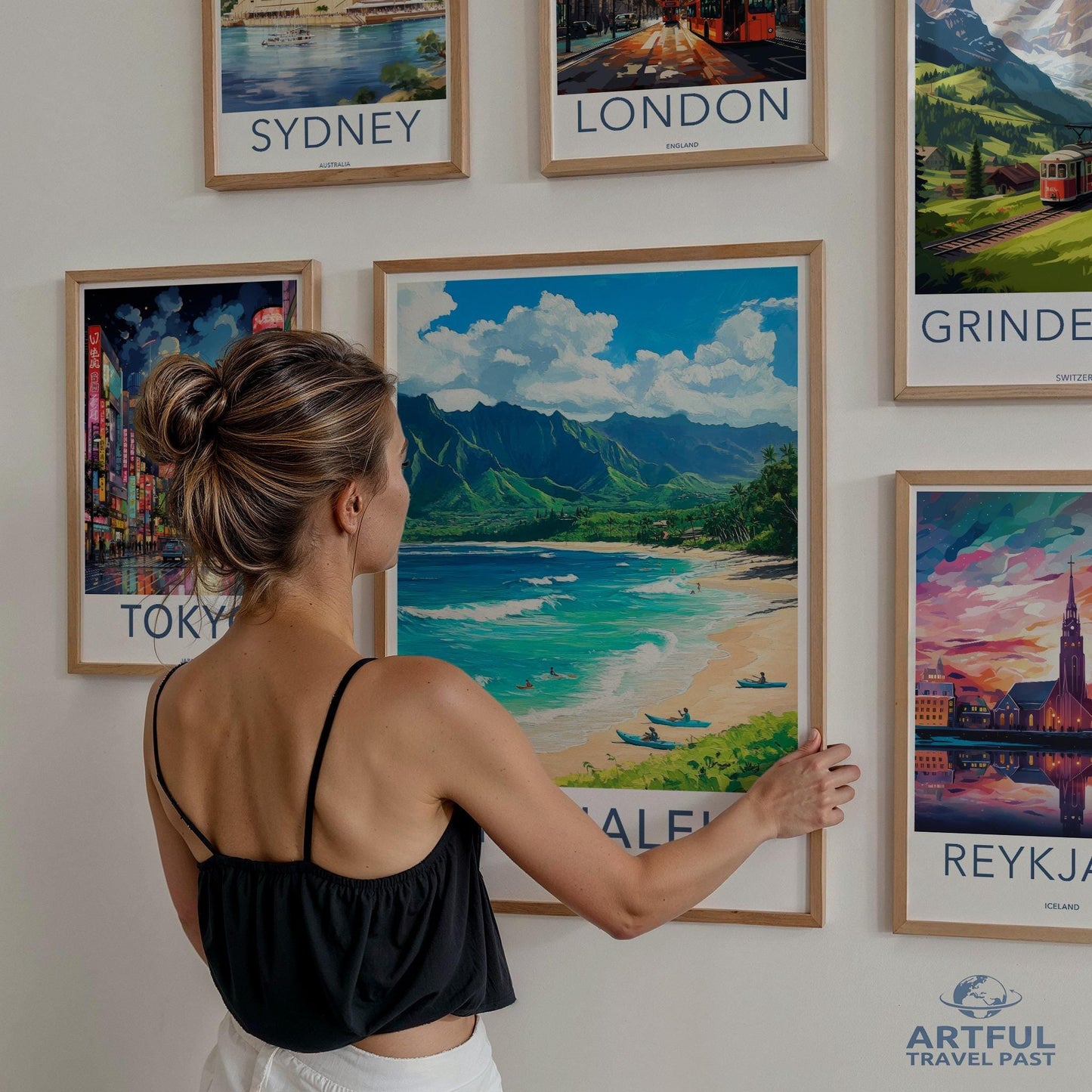Hanalei Poster - Hawaii Wall Art