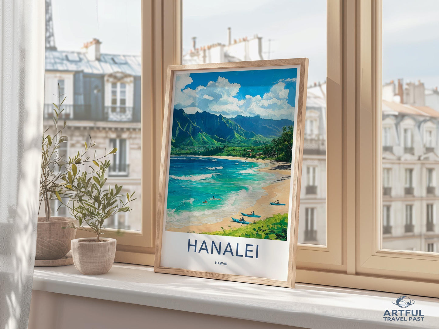 Hanalei Poster - Hawaii Wall Art