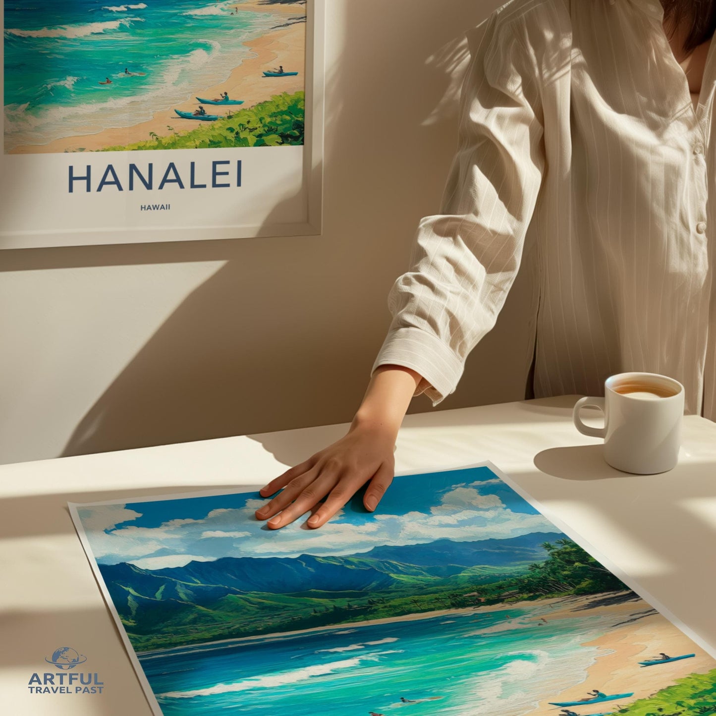 Hanalei Poster - Hawaii Wall Art
