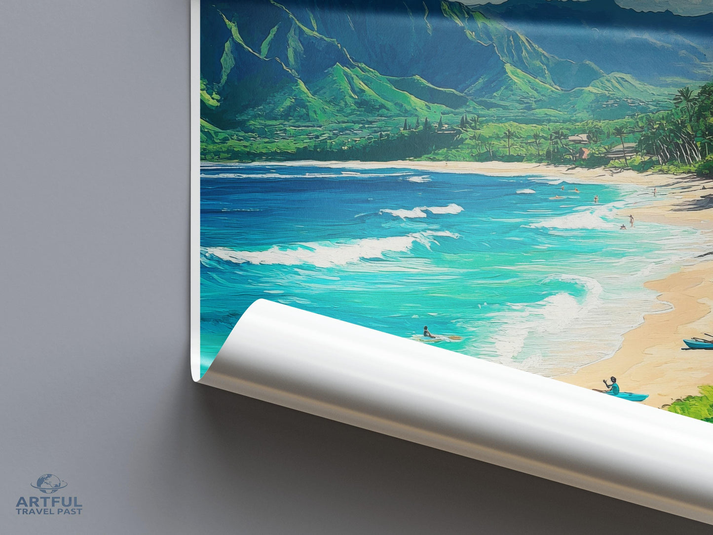 Hanalei Poster - Hawaii Wall Art