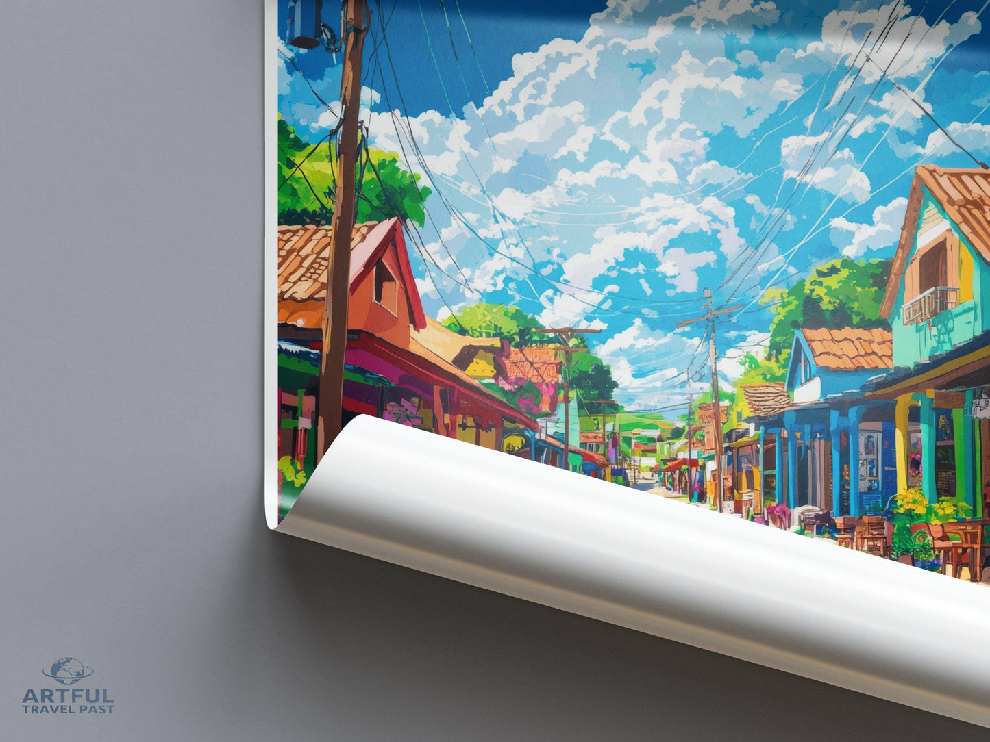 Hanga Roa Poster - Chile Wall Art