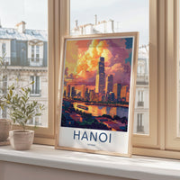 Hanoi Poster - Vietnam Wall Art