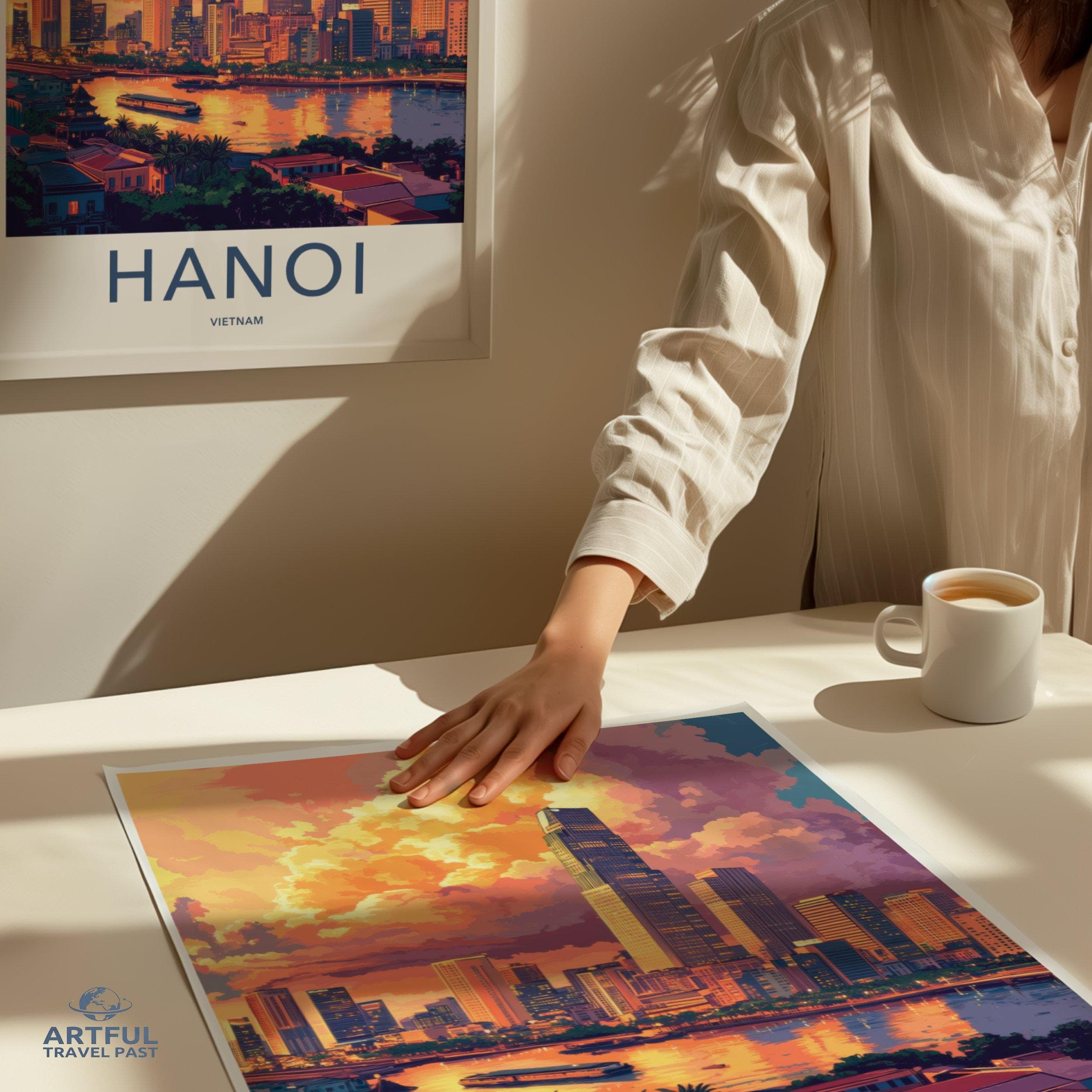 Hanoi Poster - Vietnam Wall Art