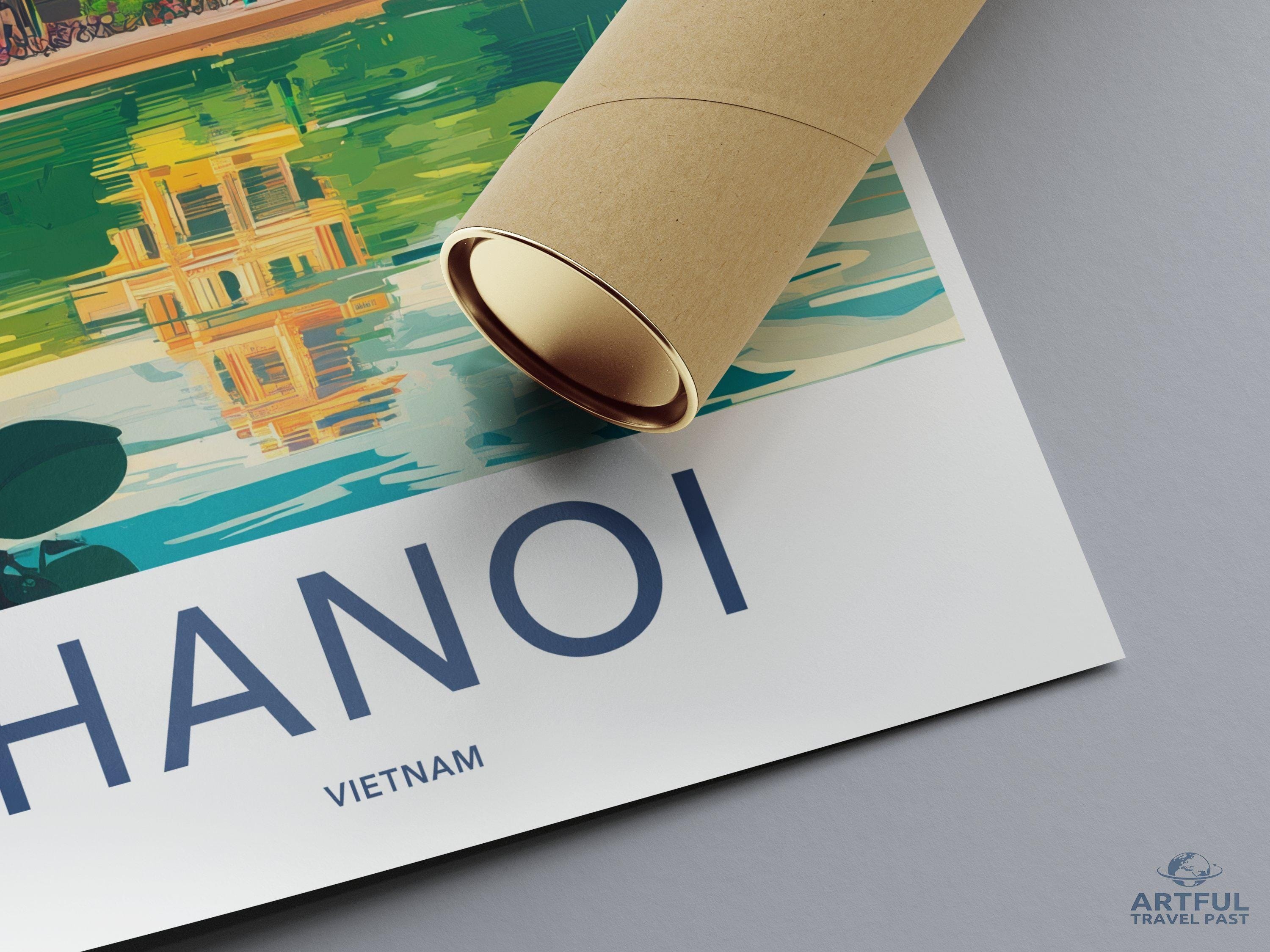 Hanoi Poster - Vietnam Wall Art