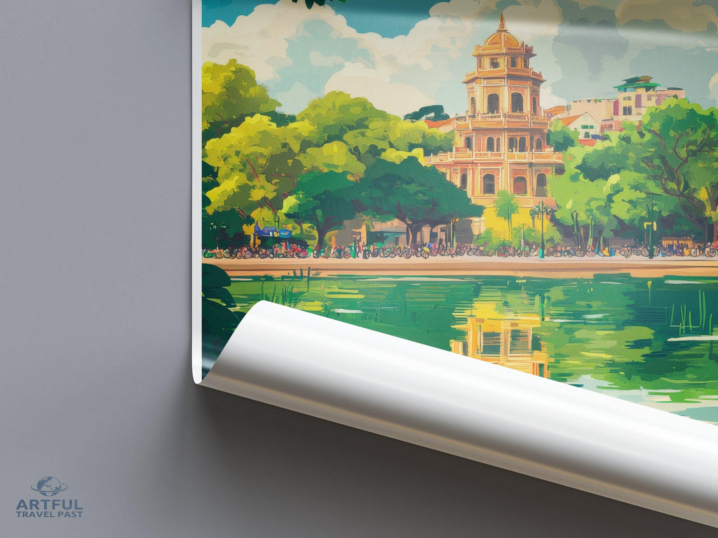 Hanoi Poster - Vietnam Wall Art