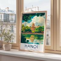 Hanoi Poster - Vietnam Wall Art