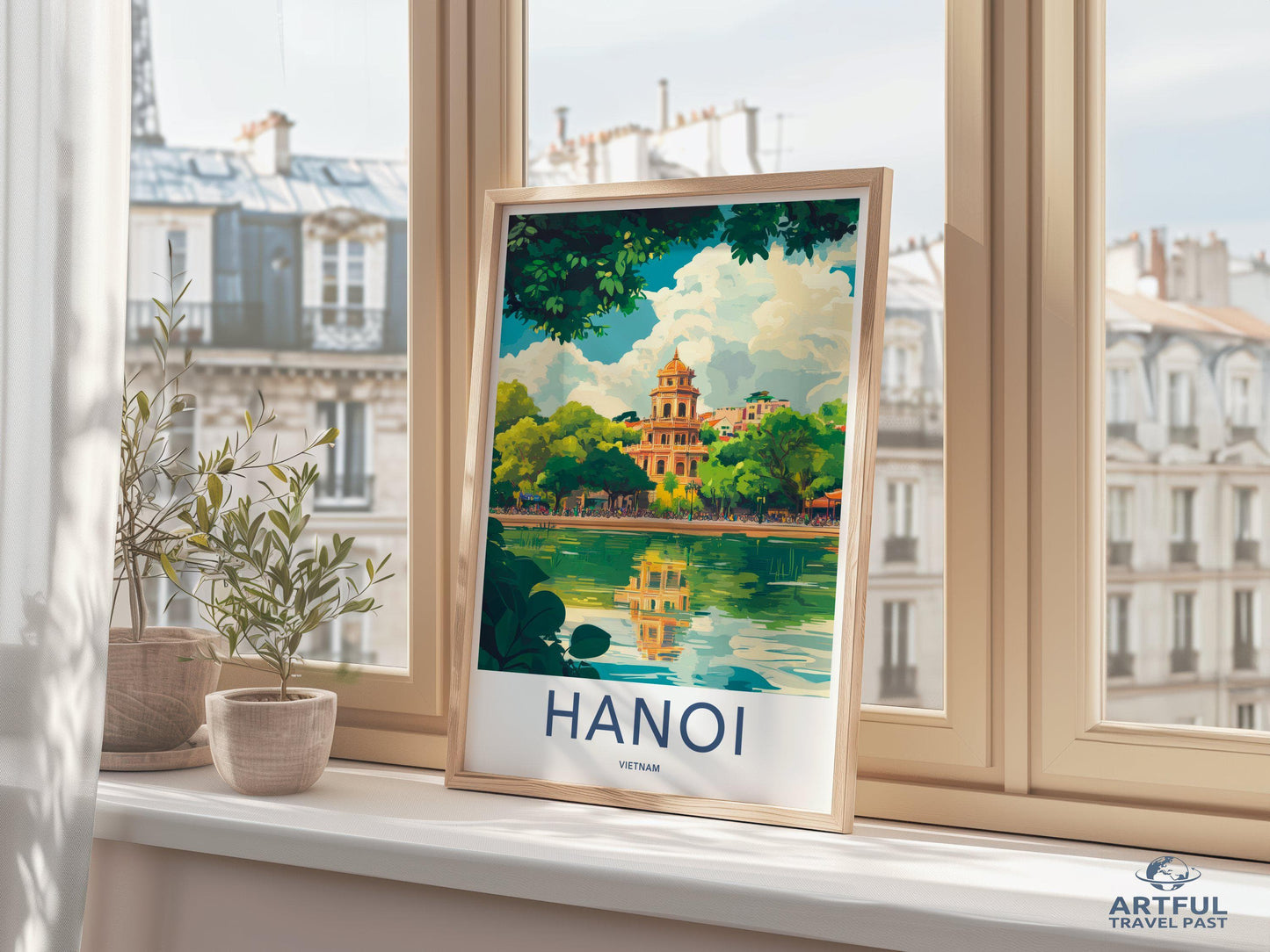 Hanoi Poster - Vietnam Wall Art