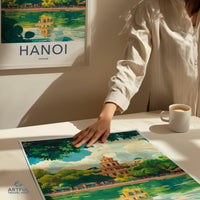Hanoi Poster - Vietnam Wall Art