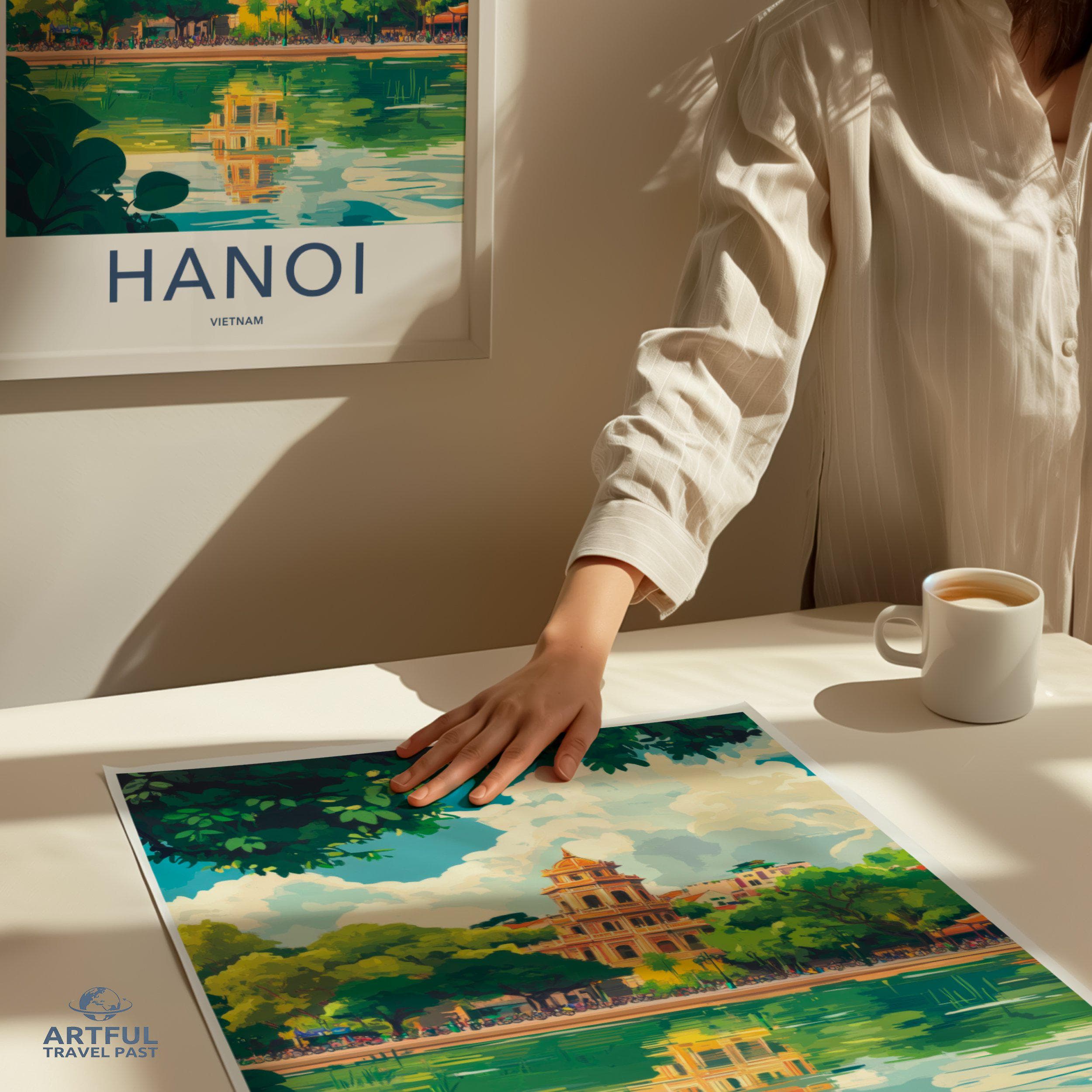 Hanoi Poster - Vietnam Wall Art