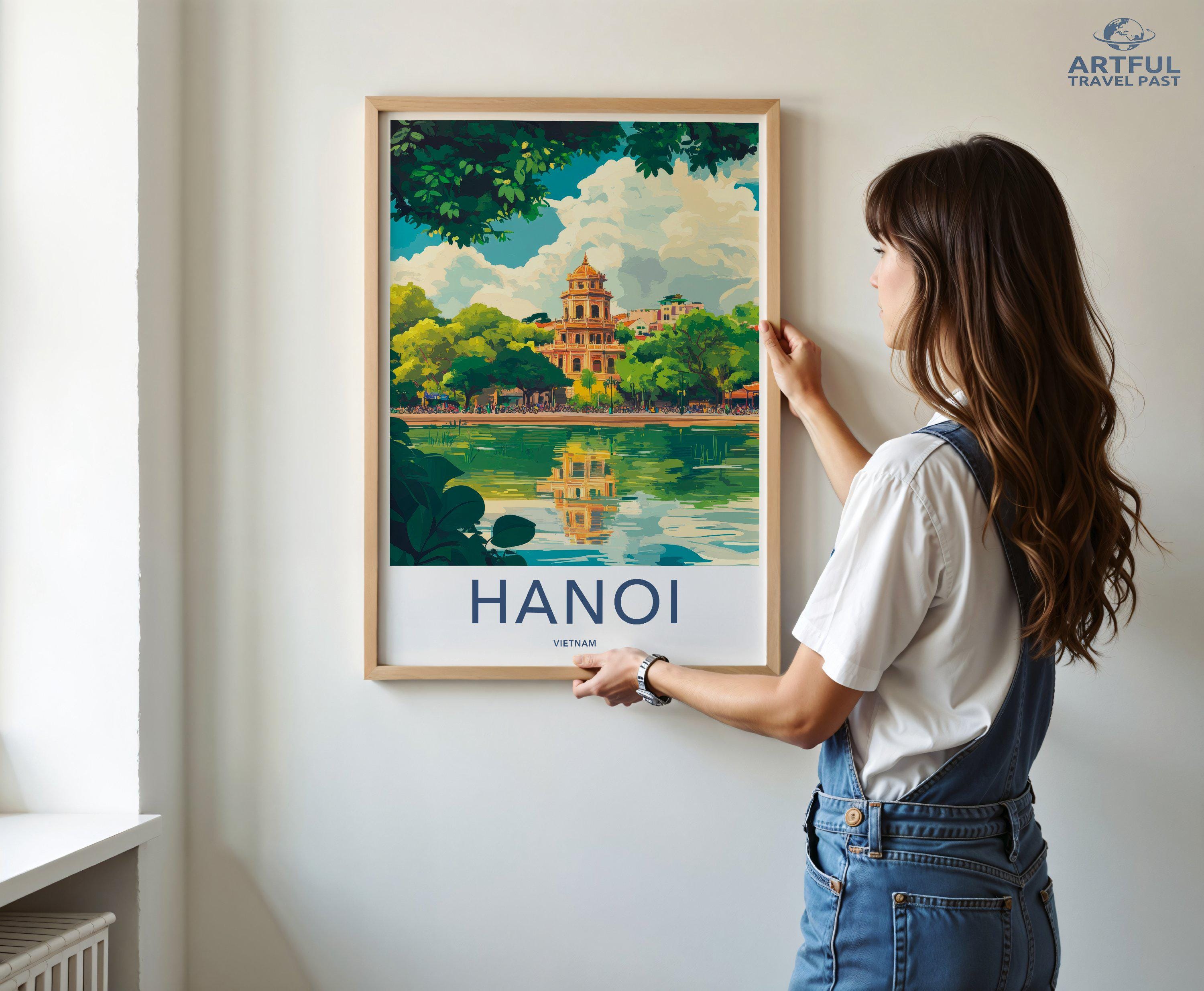 Hanoi Poster - Vietnam Wall Art