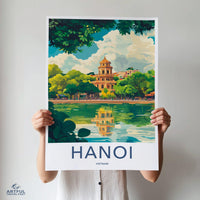 Hanoi Poster - Vietnam Wall Art