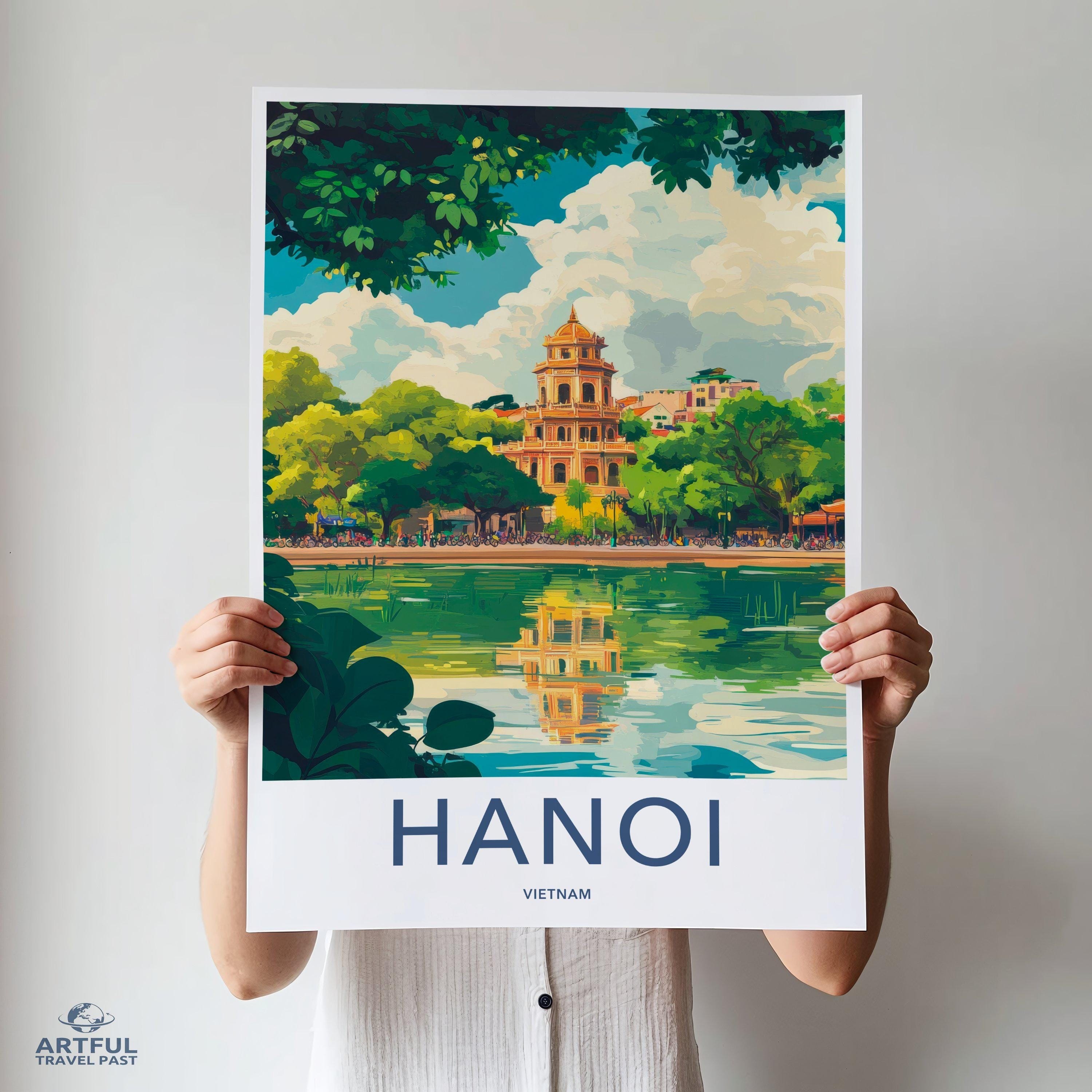 Hanoi Poster - Vietnam Wall Art