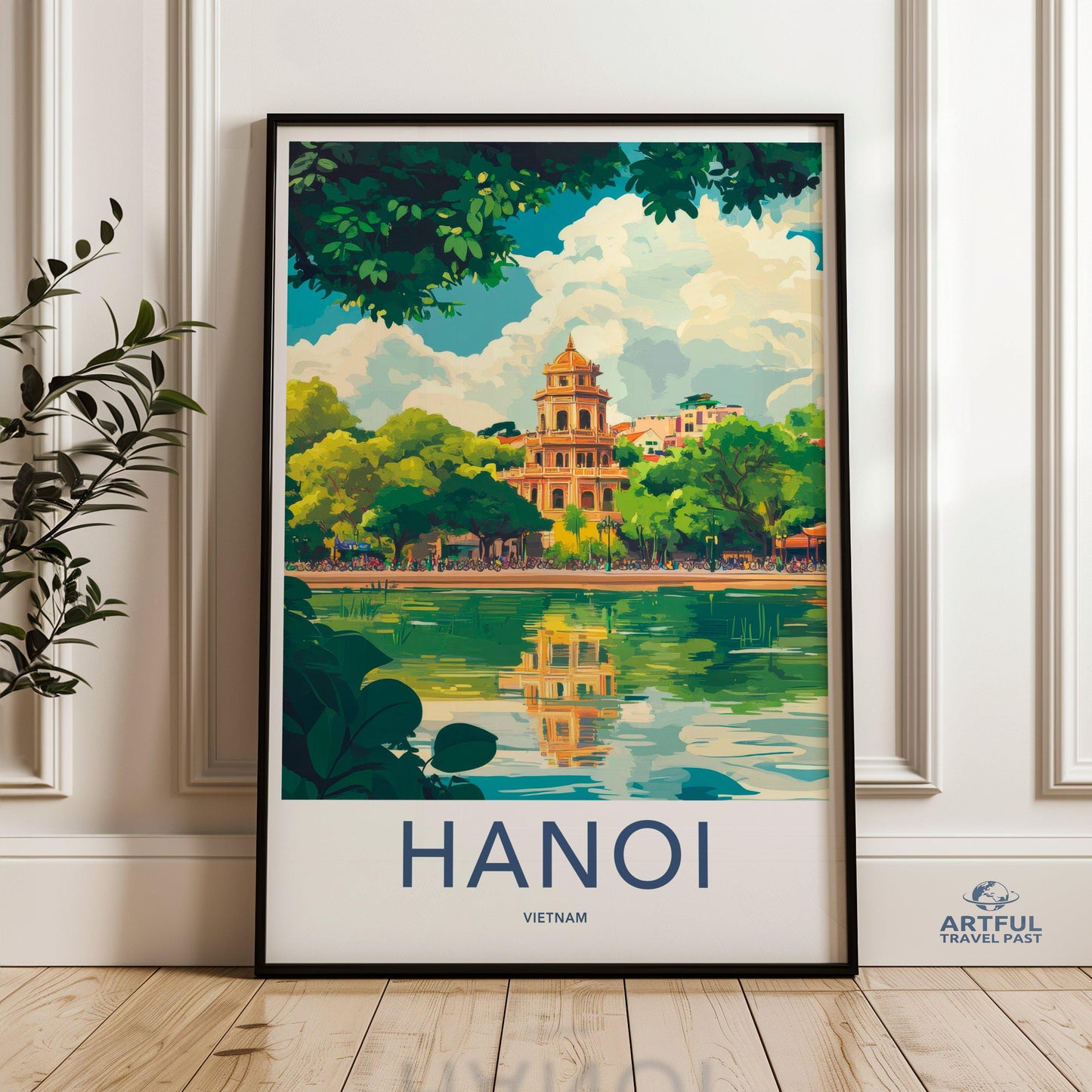 Hanoi Poster - Vietnam Wall Art