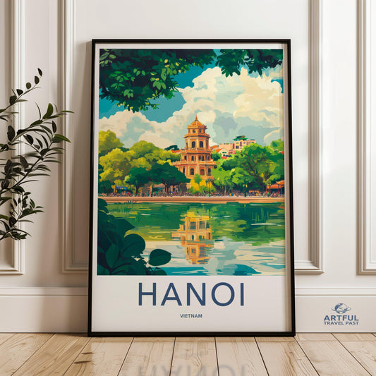 Hanoi Poster - Vietnam Wall Art