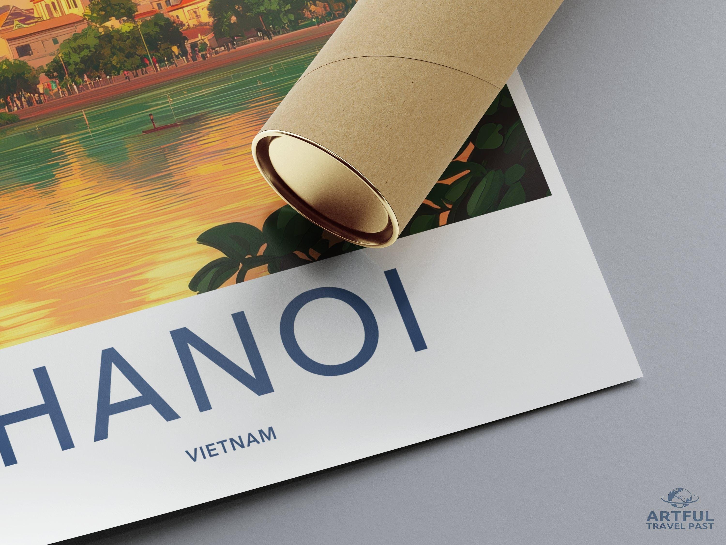 Hanoi Poster - Vietnam Wall Art