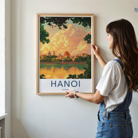 Hanoi Poster - Vietnam Wall Art