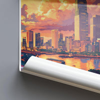 Hanoi Poster | Vietnam Wall Art | Asia Decor