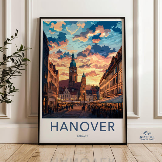 Hanover Poster - Germany Wall Art