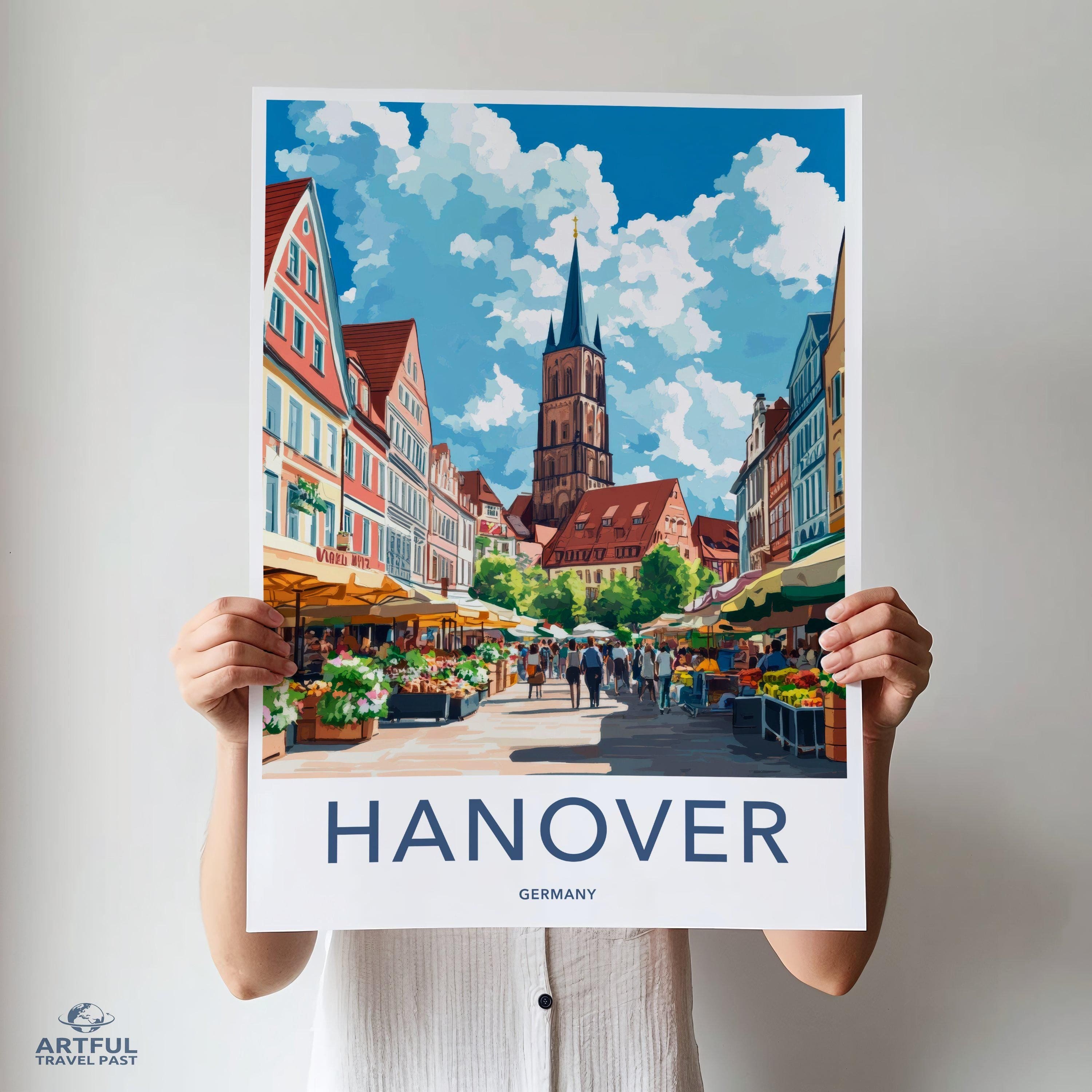 Hanover Poster - Germany Wall Art
