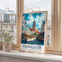 Hanover Poster - Germany Wall Art