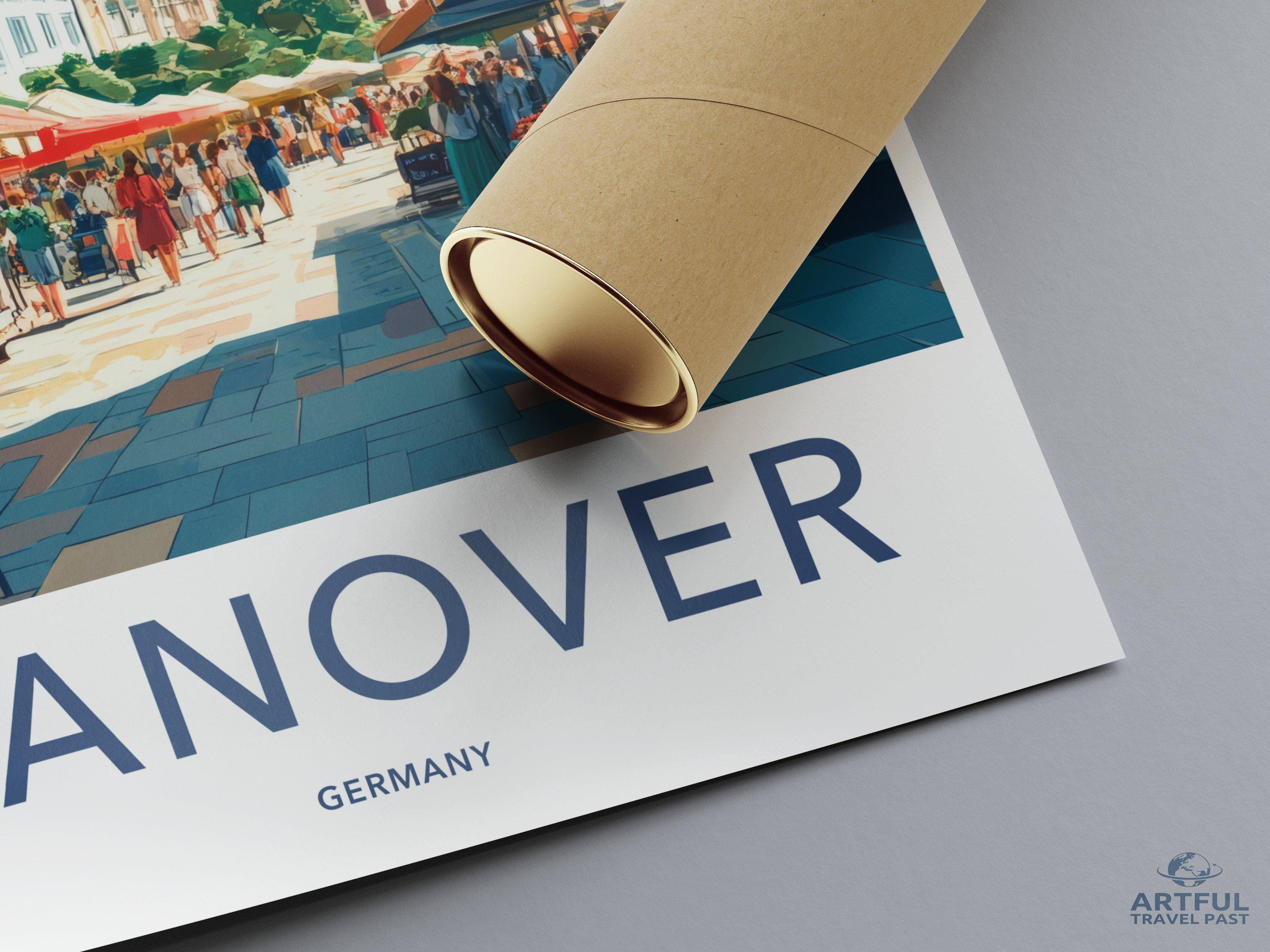 Hanover Poster | Germany Wall Art | Europe Decor