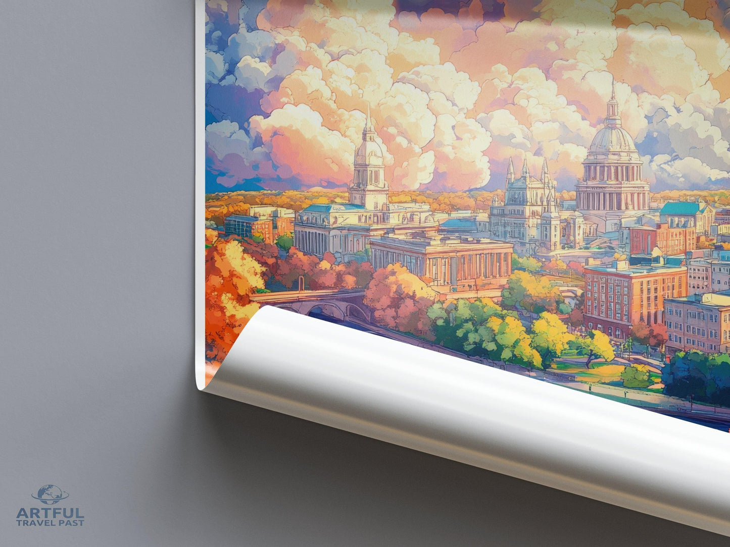 Harrisburg Poster - Pennsylvania Wall Art