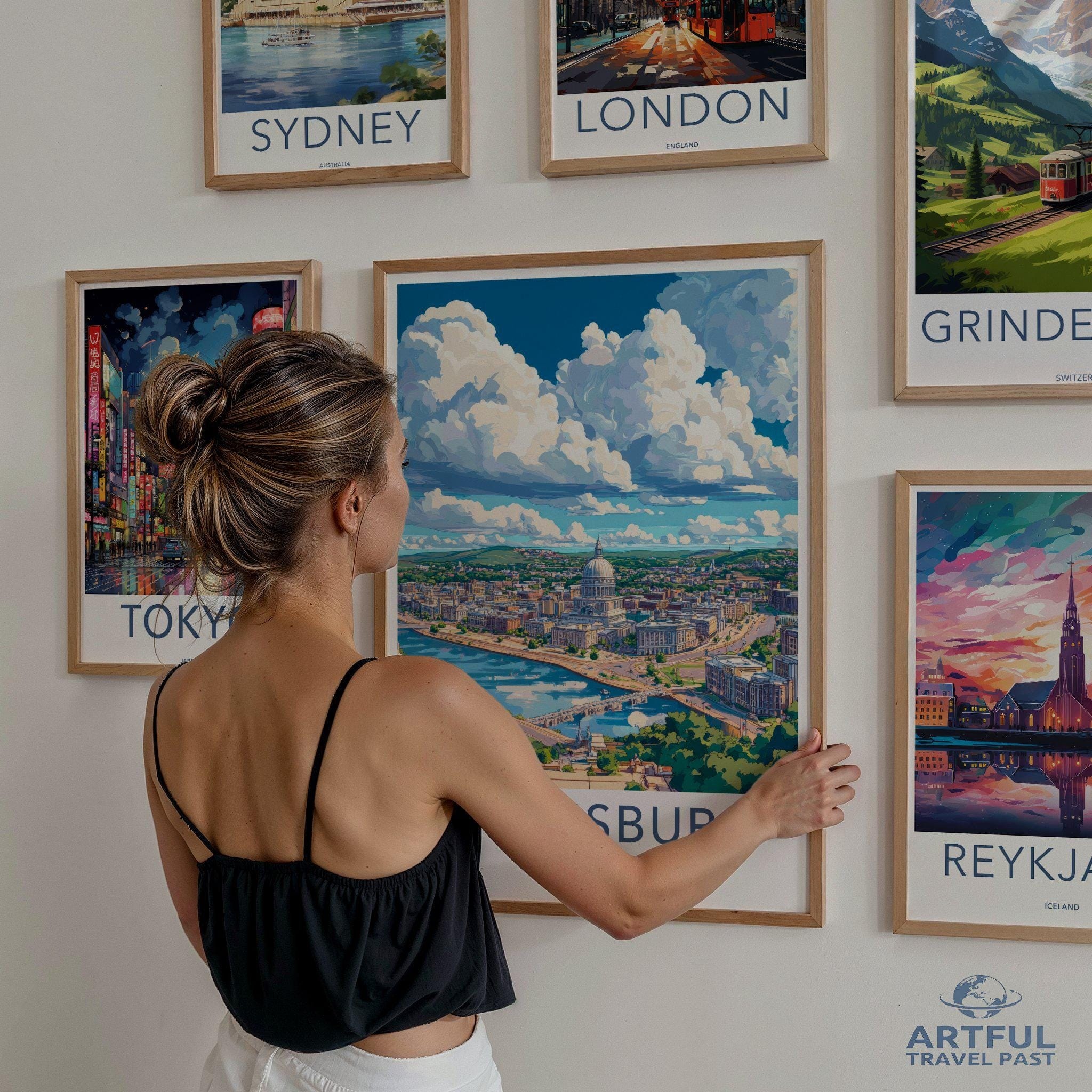 Harrisburg Poster - Pennsylvania Wall Art