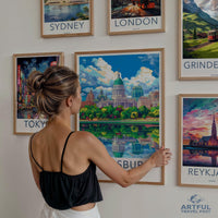 Harrisburg Poster | Pennsylvania Wall Art | America Decor
