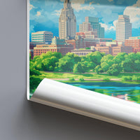 Hartford Poster - Connecticut Wall Art
