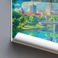 Hartford Poster - Connecticut Wall Art
