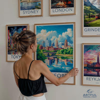 Hartford Poster | Connecticut Wall Art | America Decor