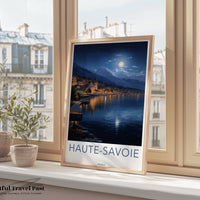 Haute-Savoie Poster | France Wall Art | Europe Decor