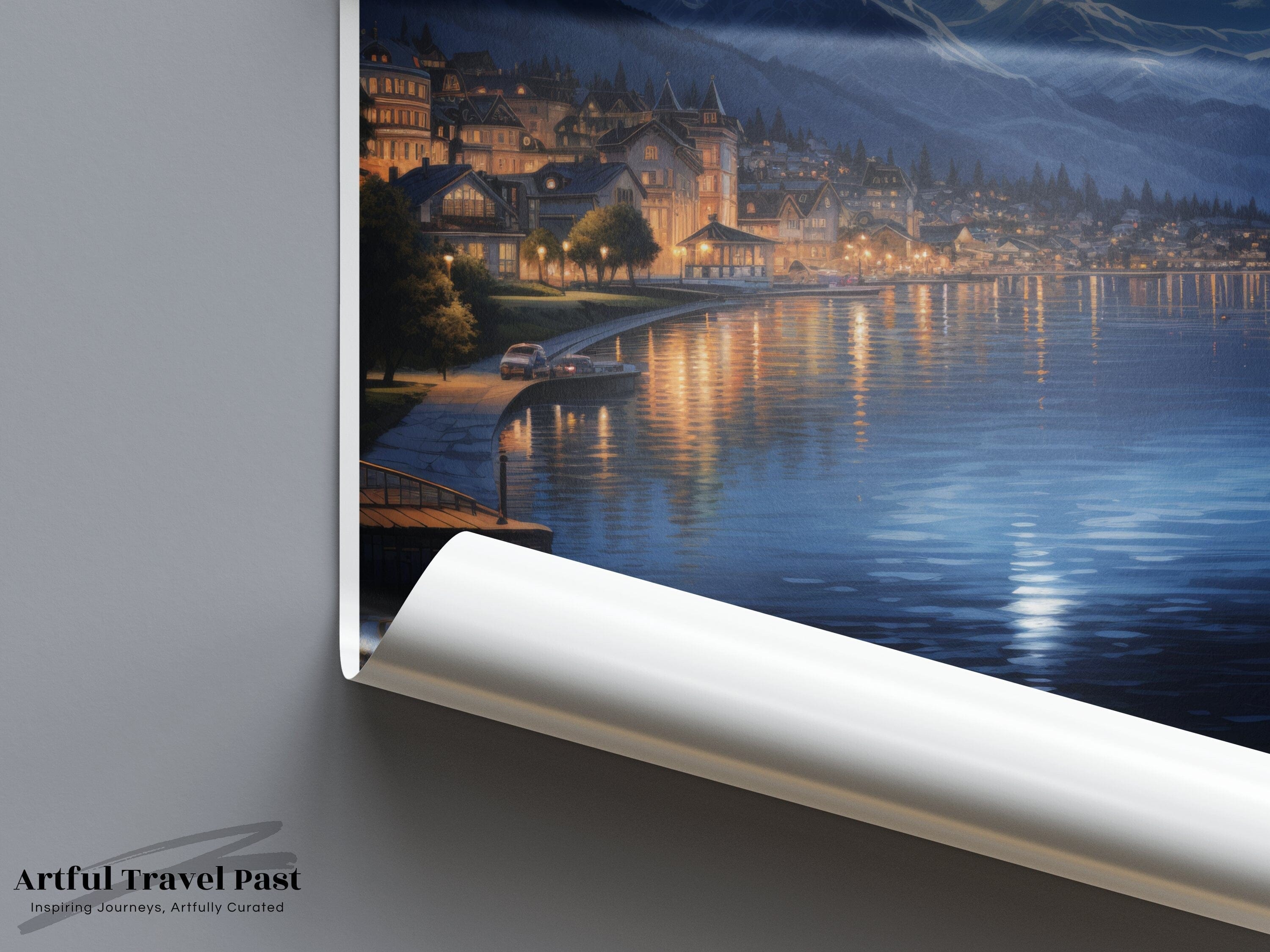 Haute-Savoie Poster | France Wall Art | Europe Decor