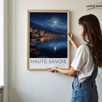 Haute-Savoie Poster | France Wall Art | Europe Decor