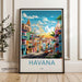 Havana Poster | Cuba Wall Art | Caribbean Decor