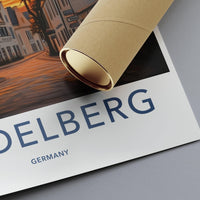 Heidelberg Poster | Germany Wall Art | Europe Decor