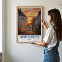 Heidelberg Poster | Germany Wall Art | Europe Decor