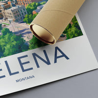 Helena Poster - Montana Wall Art