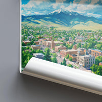 Helena Poster - Montana Wall Art