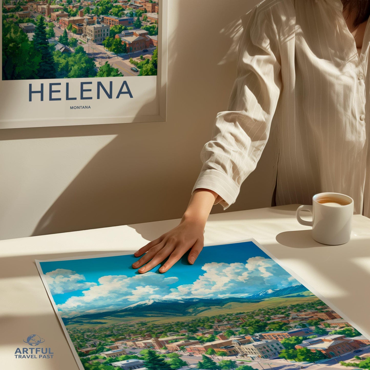 Helena Poster - Montana Wall Art