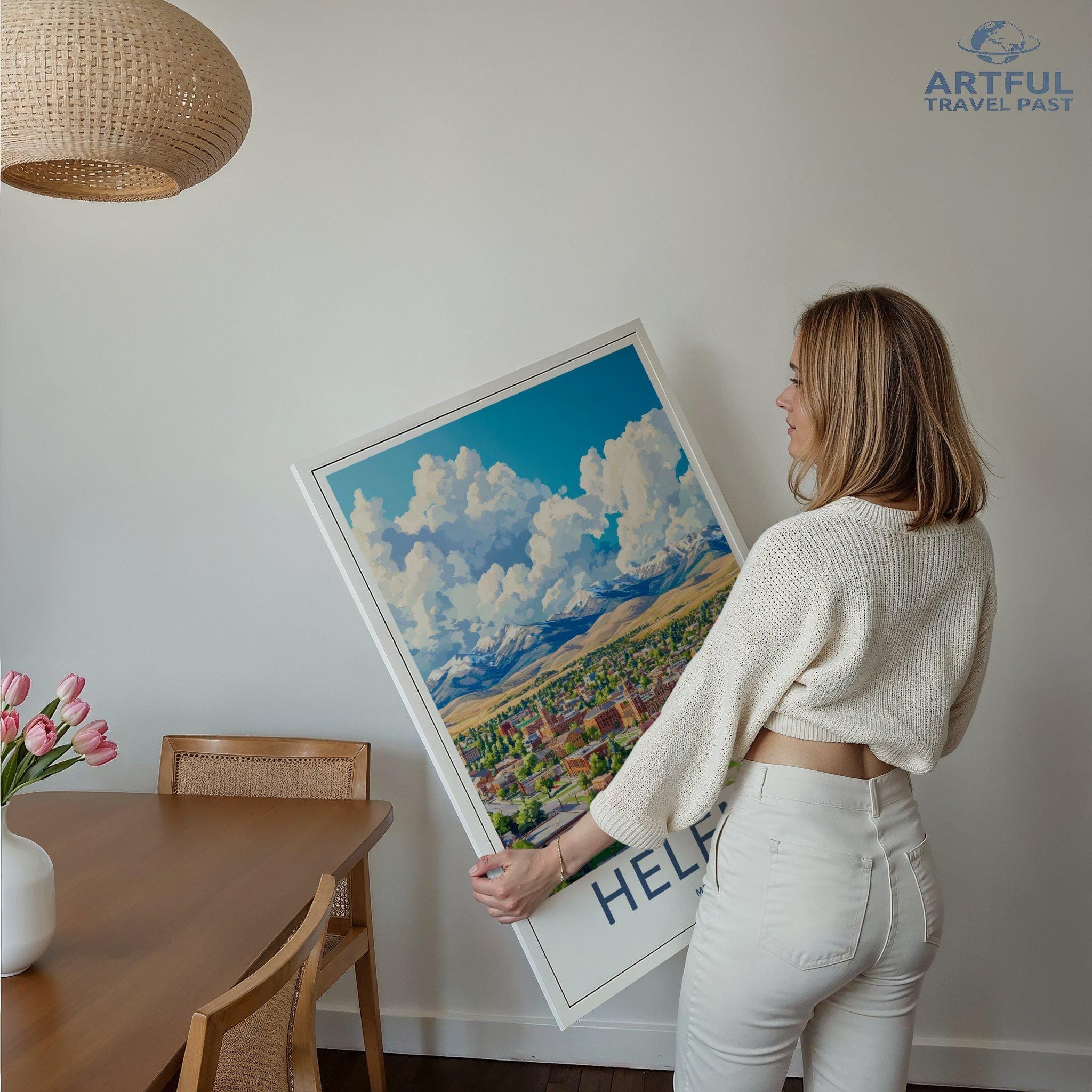 Helena Poster - Montana Wall Art