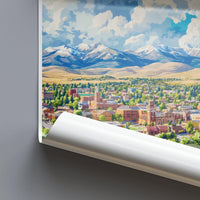 Helena Poster - Montana Wall Art