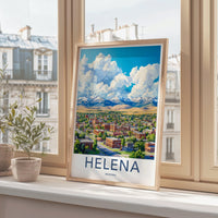 Helena Poster - Montana Wall Art