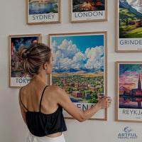 Helena Poster | Montana Wall Art | America Decor