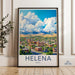 Helena Poster | Montana Wall Art | America Decor